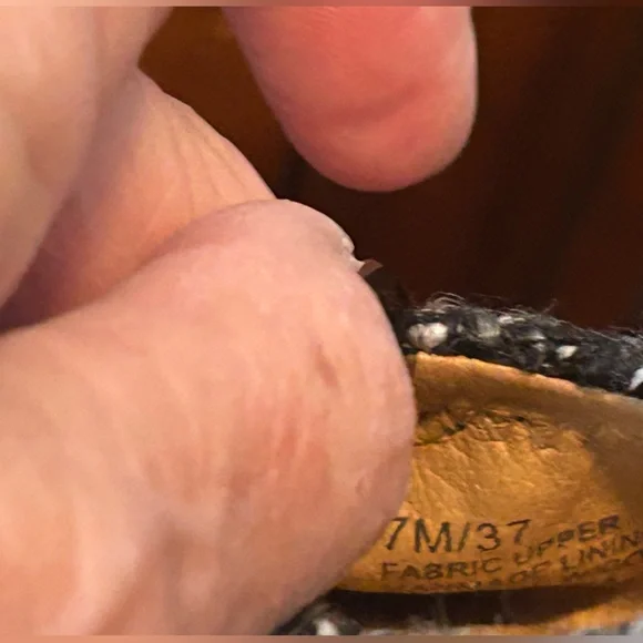 Lucky brand, tweed, ballet, flat size 7 - Picture 6 of 9